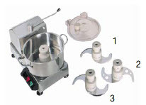 Industrial table mixer CUTTC 6 VV