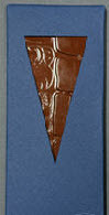 Schokoladen-Faltpackung, 120 x 52 x 11 mm, blau