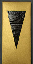 Schokoladen-Faltpackung, 120 x 52 x 11 mm, gold-metallic