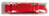 Pralinenstange mit Banderole, 15 cm, rot glänzend
