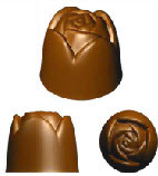 Chocolate mould, praline 11 g, round