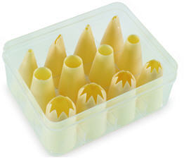 Plastic piping tips box