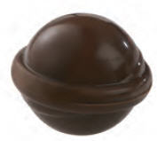 3D Schokoladenform, Praline, Kugel 8 g